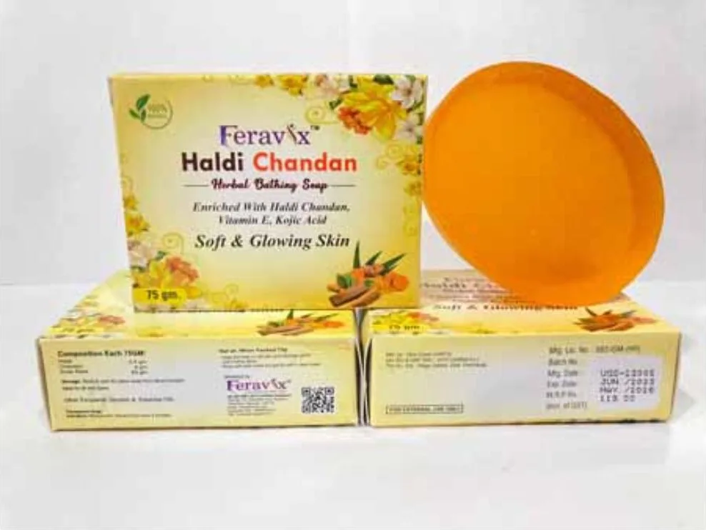 FERAVIX HALDI CHANDAN SOAP - Feravix Lifesciences