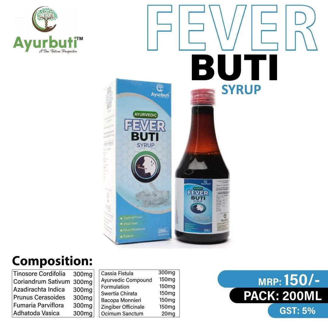 Feverbuti Syrup - FOR DENGUE+TYPHOID+FLU AND MALARIA