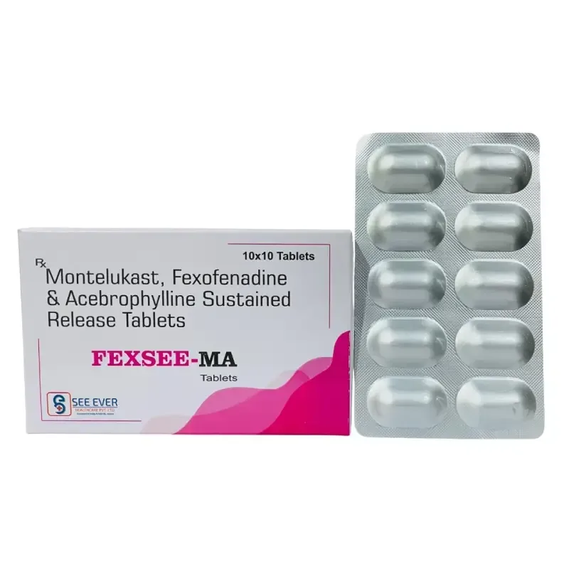 FEXSEE-MA - Montelukast (10mg) + Fexofenadine (120mg) + Acebrophylline (200mg) SR