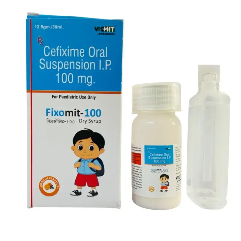 FIXOMIT-100 - Cefixime 100Mg WITH WATER