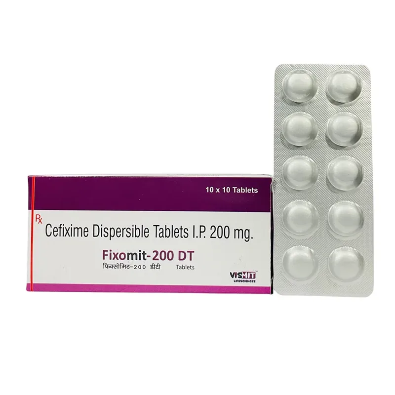 FIXOMIT - 200 DT - Cefixime 200 Mg Dispersible Tabs