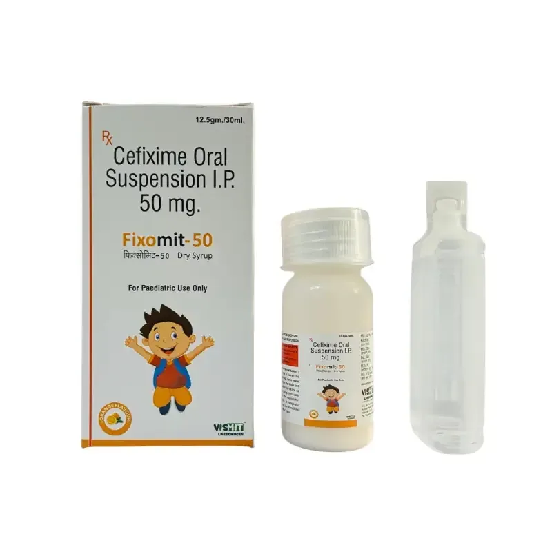 FIXOMIT-50 - Cefixime 50Mg WITH WATER