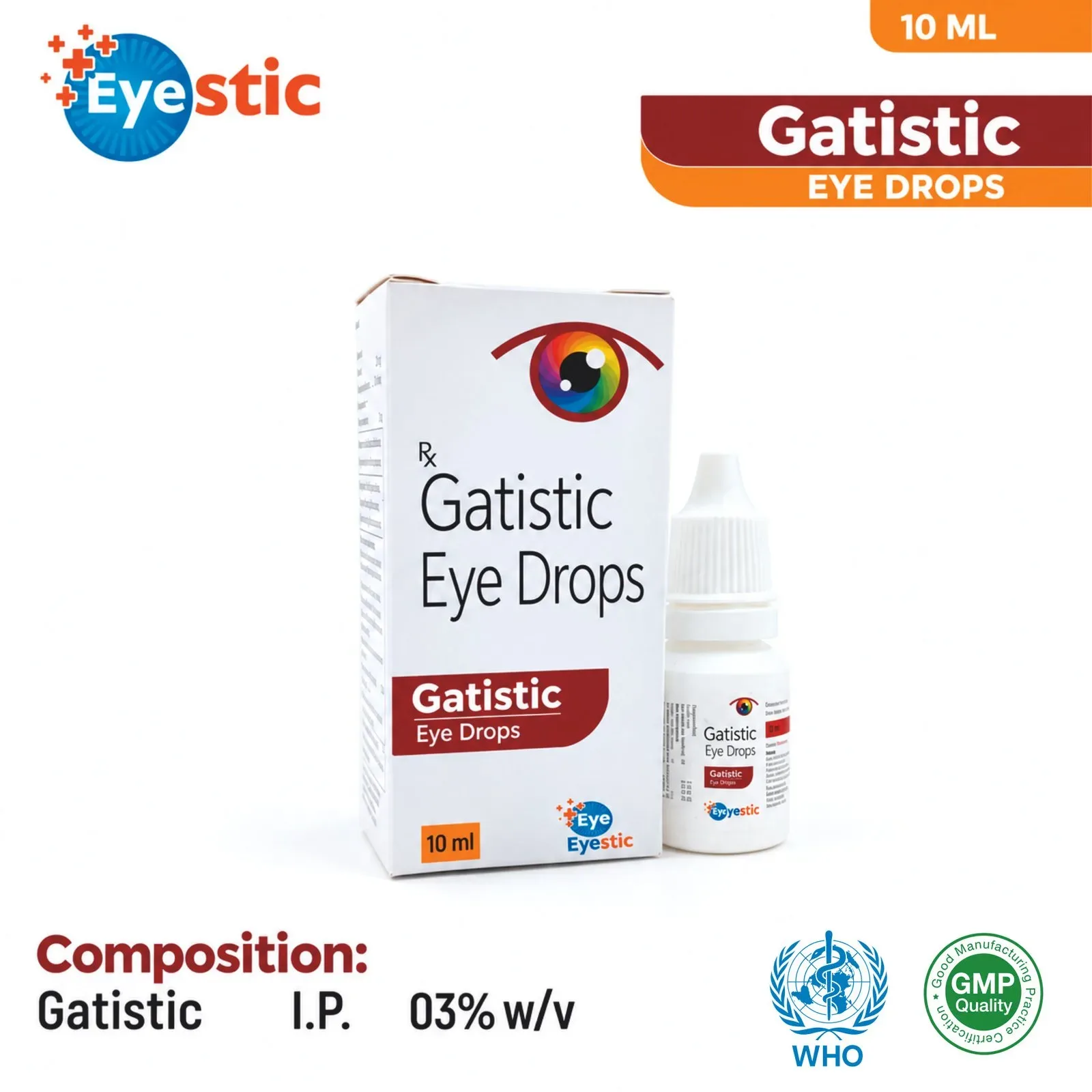 Gatistic - Gatifloxacin I.P. 0.3% w/v Eye Drop