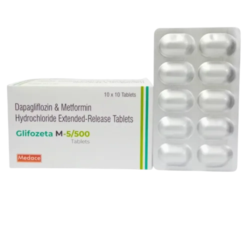 GLIFOZETA M 5/500 Tablets