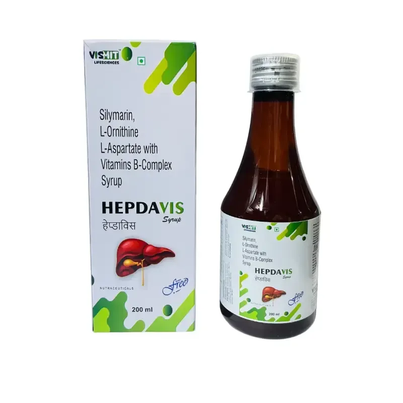 HEPDAVIS - Silymarin 35mg + L-Orthinine L-Aspartate125mg + b-COMPLEX SYP
