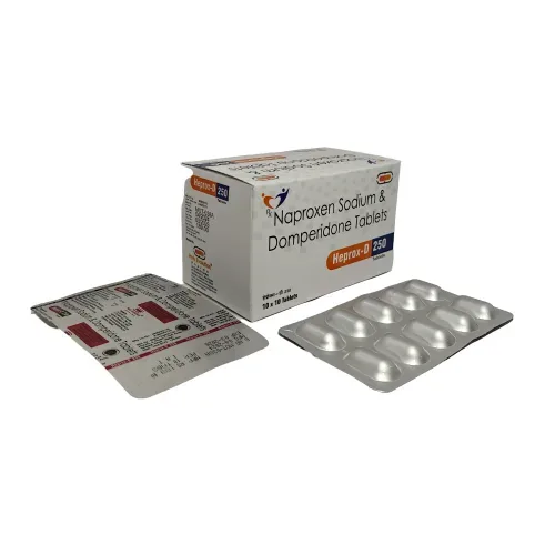 HEPROX-D 250 - Naproxen 250 Mg + Domperidone 10 Mg