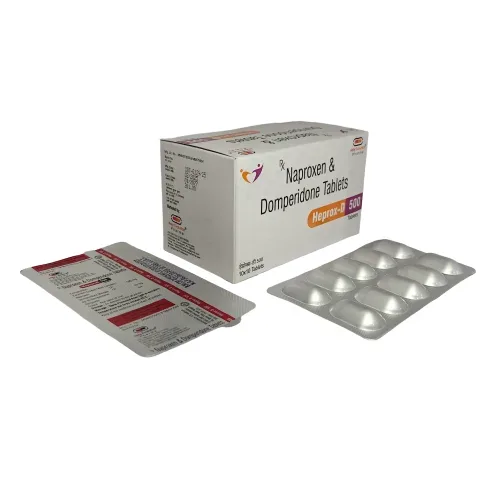 HEPROX-D 500 - Naproxen 500 mg + Domperidone 10 mg
