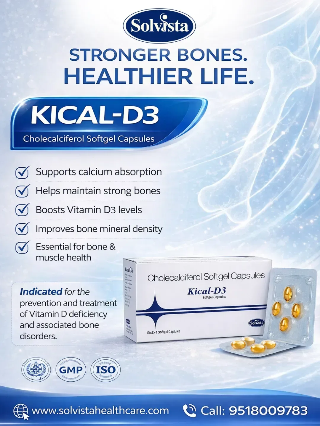 KICAL-D3 - Cholecalciferol Softgel Capsules