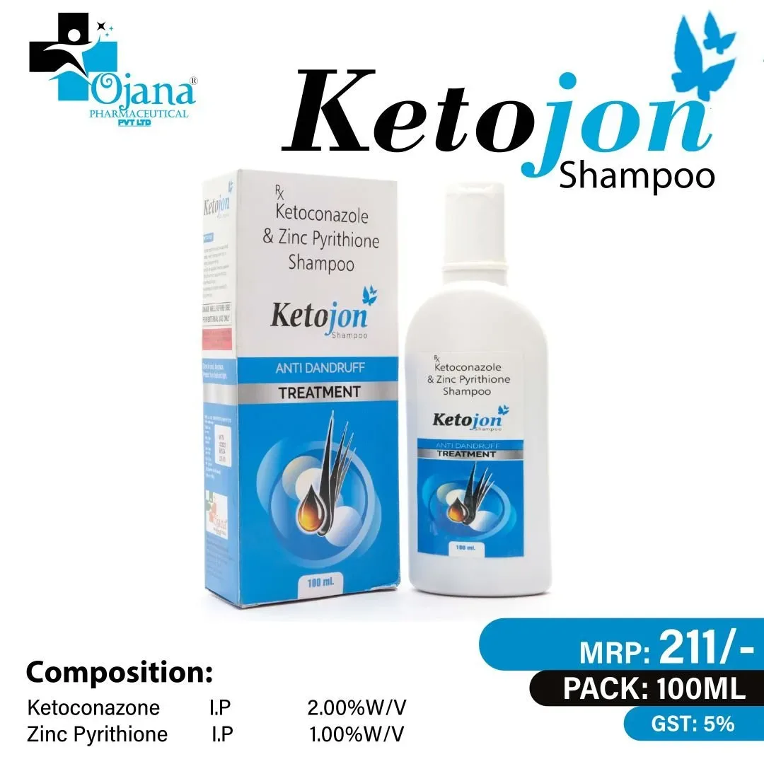 Kitojon Shampoo - Ketoconazole 2% + ZPTO 1% Shampoo