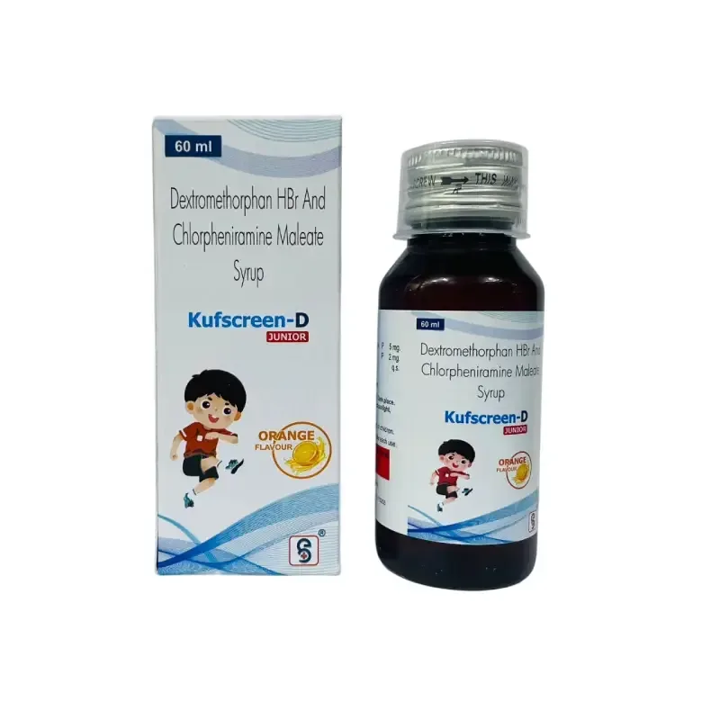 KUFSCREEN - D JUNIOR - Chlorpheniramine Maleate (2mg/5ml) + Dextromethorphan Hydrobromide (5mg/5ml)