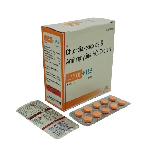 LANOL+ 12.5 - Amitriptiline 12.5 Mg + Chlordiaz 5 Mg