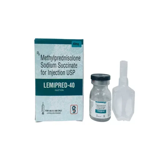 LEMIPRED 40 - METHYLPREDNISOLONE SUCCINATE INJ 40 MG