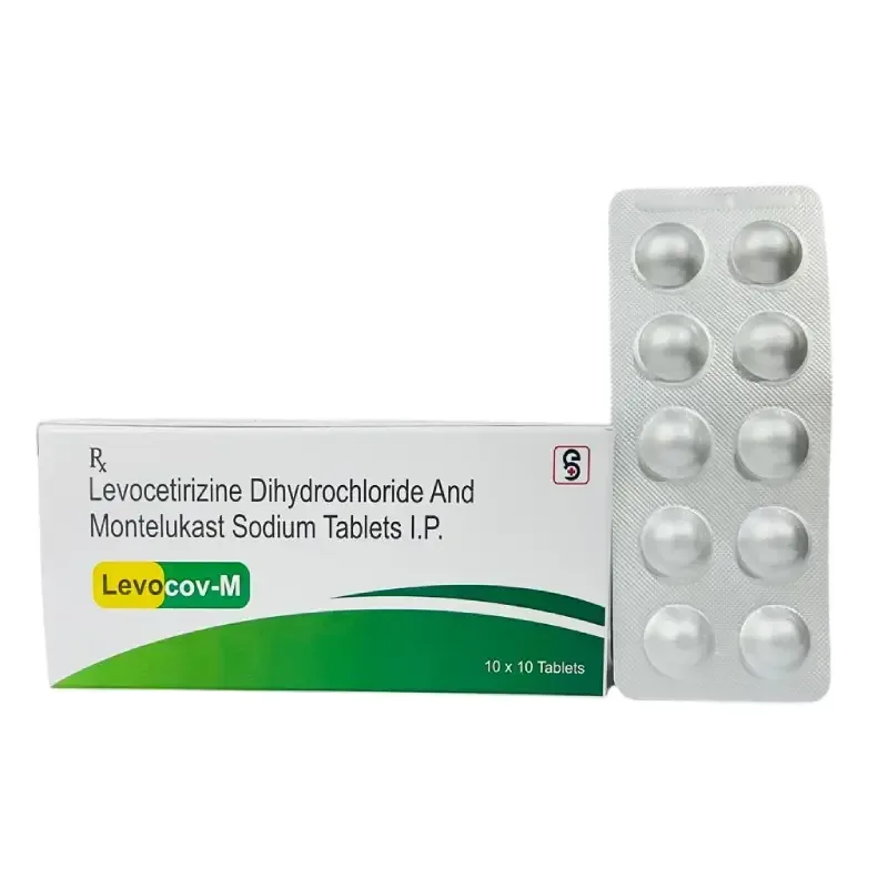 LEVOCOV-M - Montelukast 10Mg + Levocetirizine 5Mg