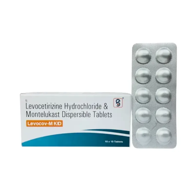 LEVOCOV-M KID - Montelukast 4 Mg + Levocetirizine 2.5 Mg