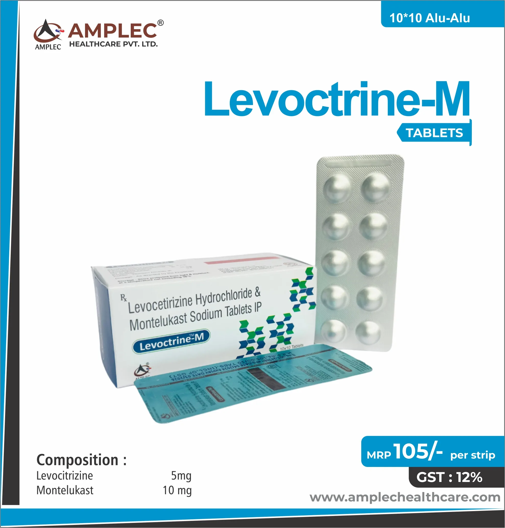 LEVOCTRINE-M - Levocetirizine 5mg + Montelukast 10 mg Tablet