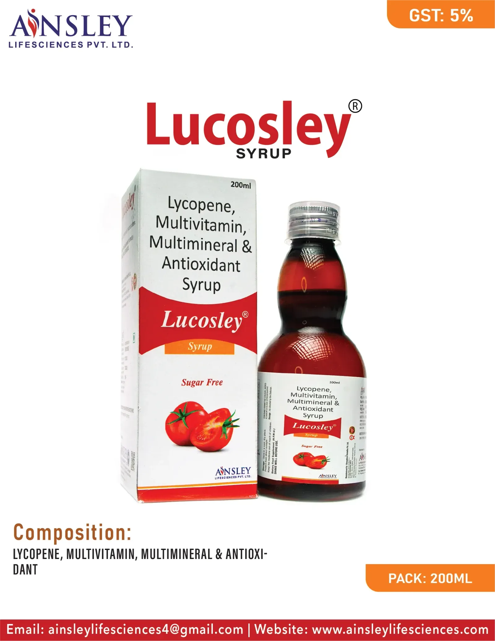 LUCOSLEY SYRUP