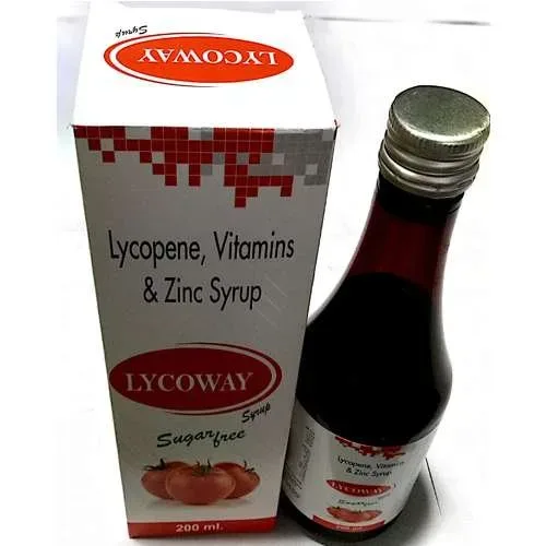 Lycoway(Drug) - Lycopene 10% 2000 mcg , Niacinamide ip 25 mg , Folic Acid ip 100 mcg , Selenium(As Sodium Selenate) 35 mcg , Zinc (As Zinc Gluconate USP) 3mg , Copper 500 mcg , (As Cupric Sulphate Usp