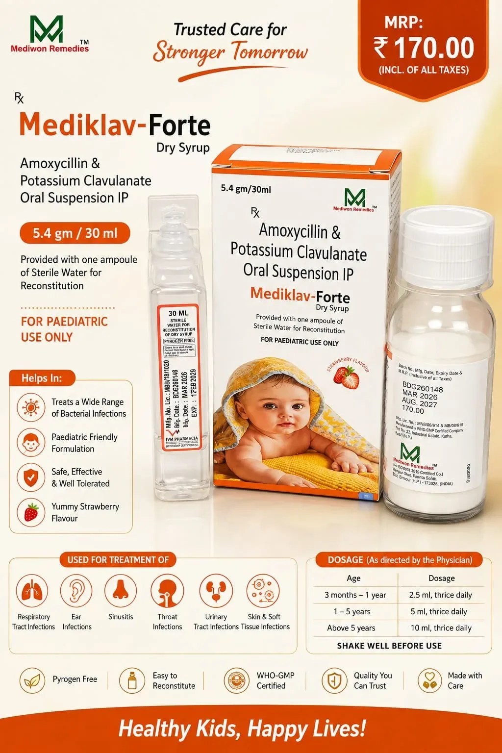 MEDIKLAV FORTE Syrup