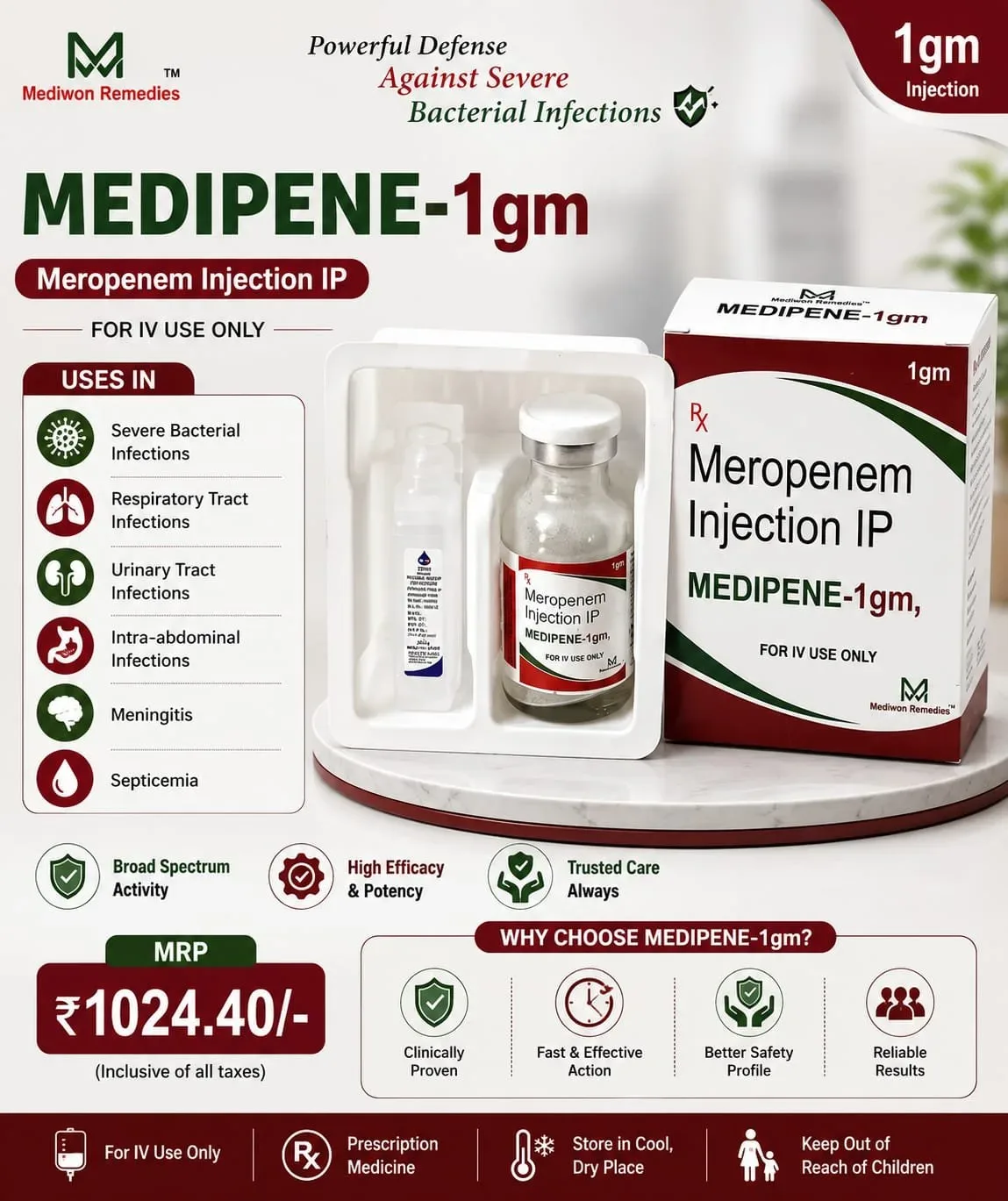 MEDIPENE-1GM Injection