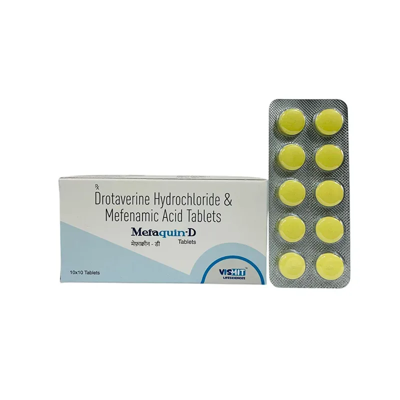 MEFAQUIN-D - Drotaverine 80Mg, Mefenamic 250Mg