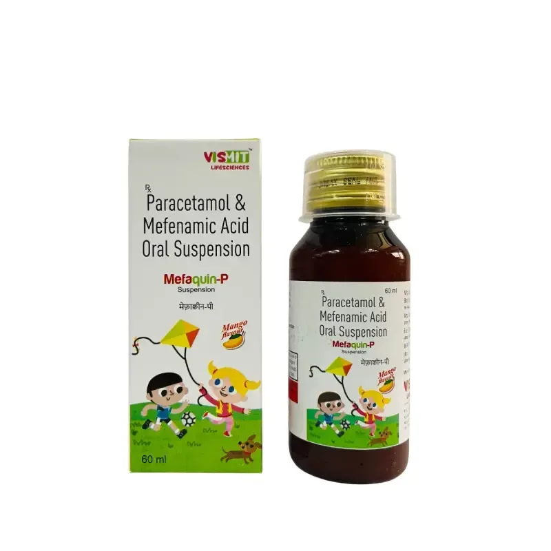 MEFAQUIN-P - Mefnamic 50Mg , Paracetamol 125Mg (MORE SWEETER AND MORE THICKER)