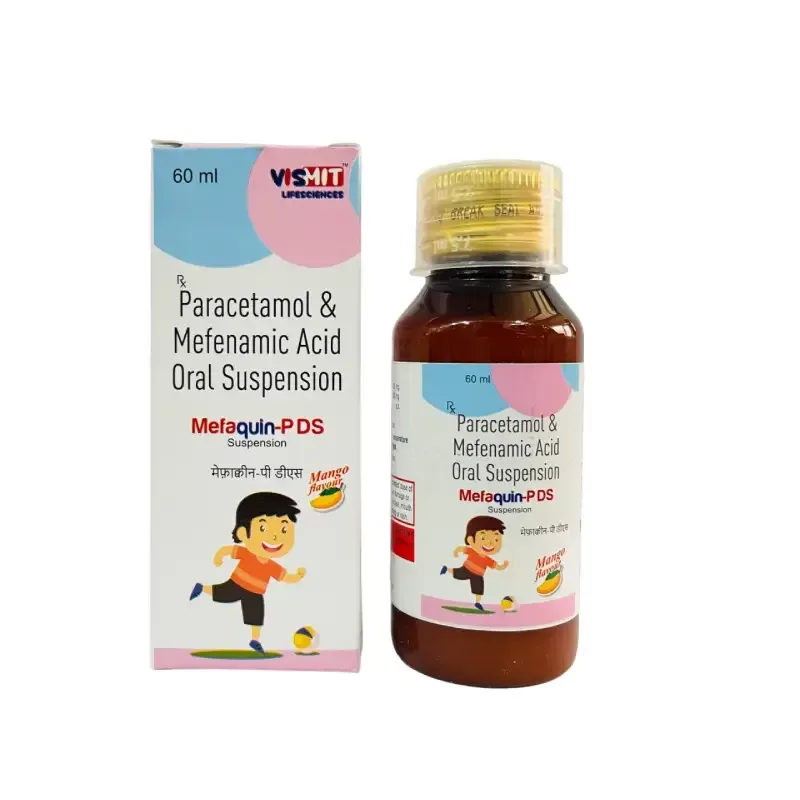 MEFAQUIN-P DS - Mefnamic 100Mg , Paracetamol 250Mg (MORE SWEETER AND MORE THICKER)