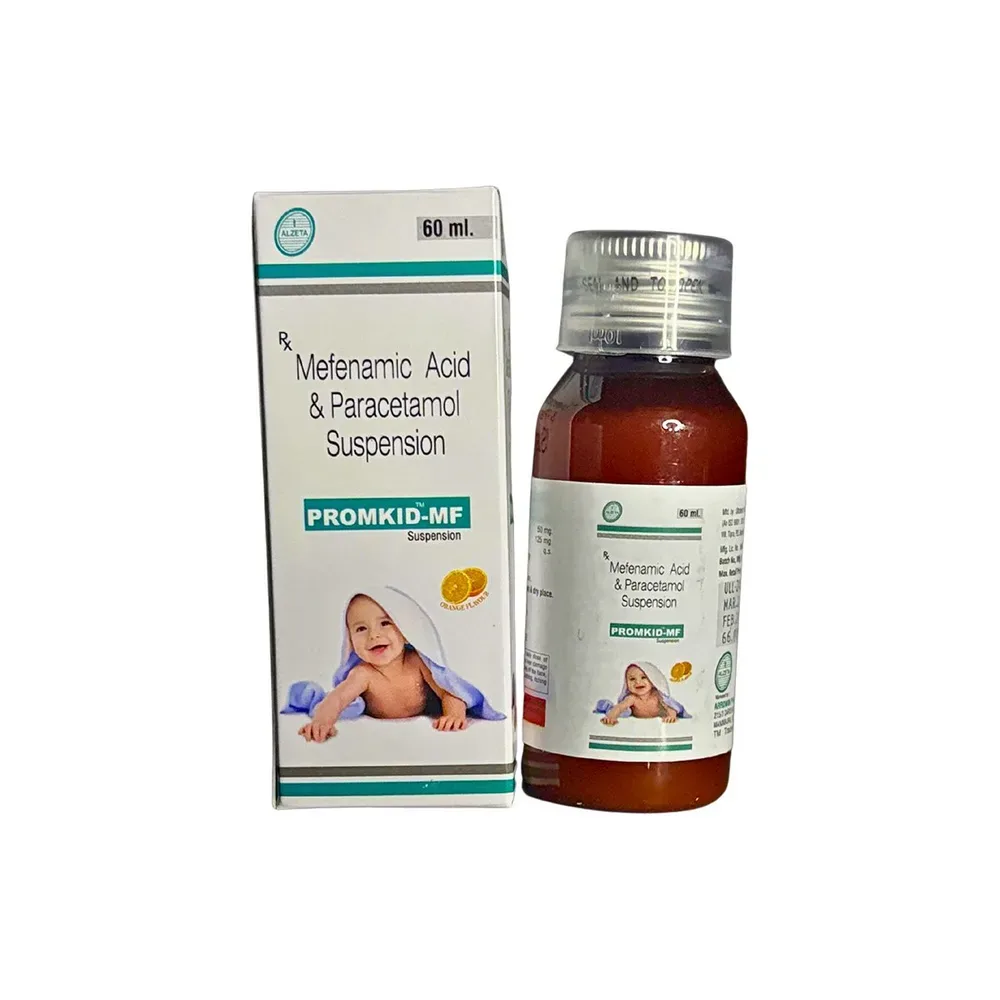 MEFENAMIC ACID 50MG + PARACETAMOL 125MG. Syrup