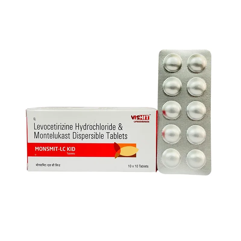 MONSMIT-LC KID - LEVOCETIRIZINE 2.5 MG + MONTELUKAST 4 MG TAB