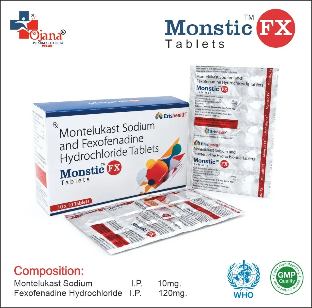 Monstic FX - Montelukast 10mg + Fexofenadine 120mg Chewable Tablet