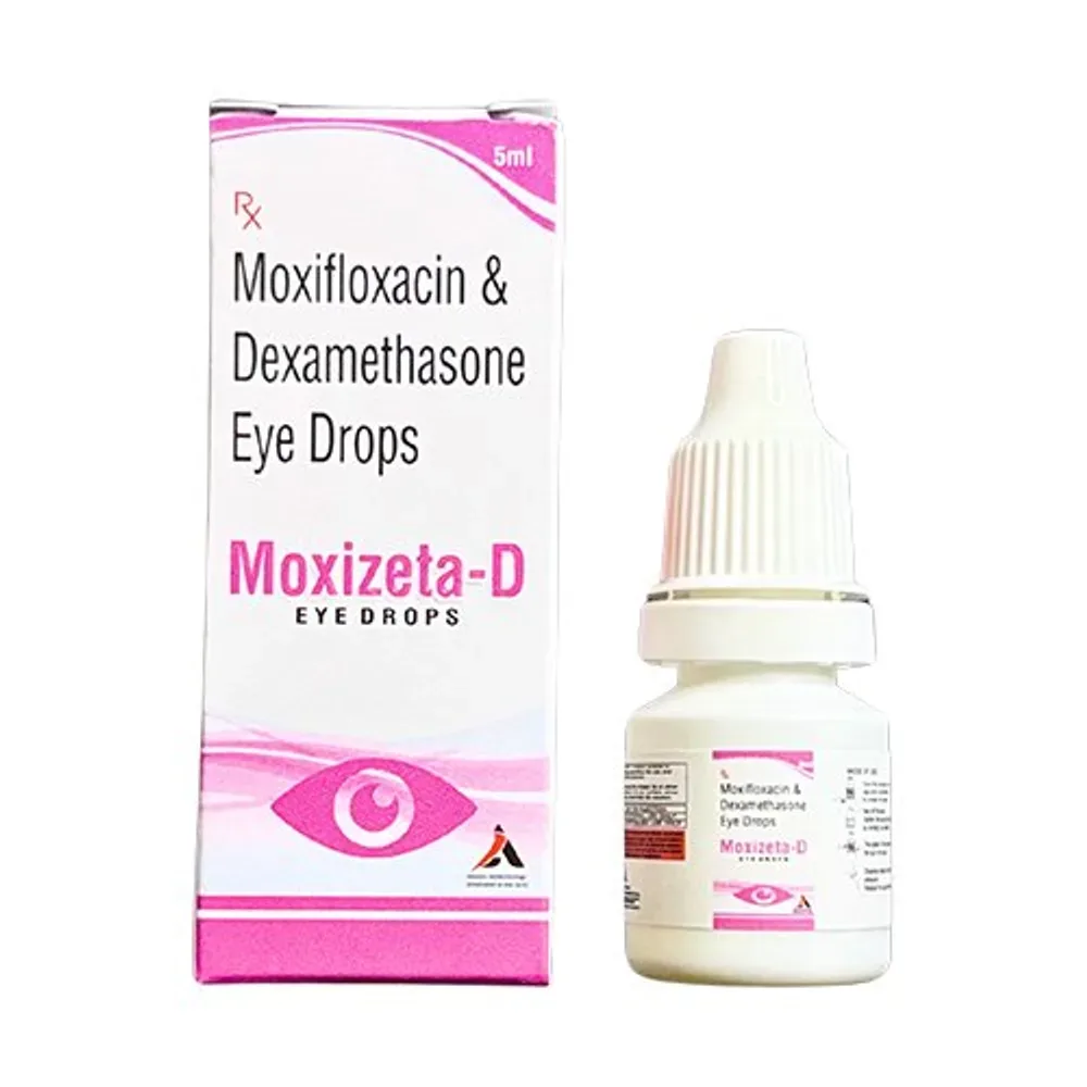 MOXIFLOXACIN & DEXAMETHASONE EYE DROPS