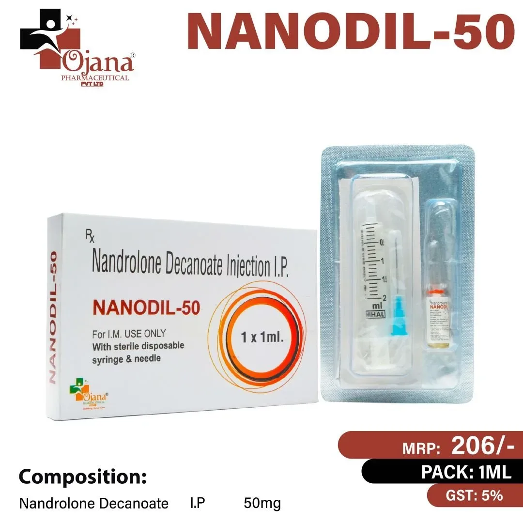 Nanodil-50 - Nandrolone Decanoate I.P. 50 mg with syringe