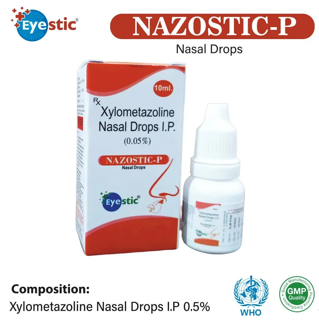 Nazostic-P - Xylometazoline nasal drops I.P.(0.05%)