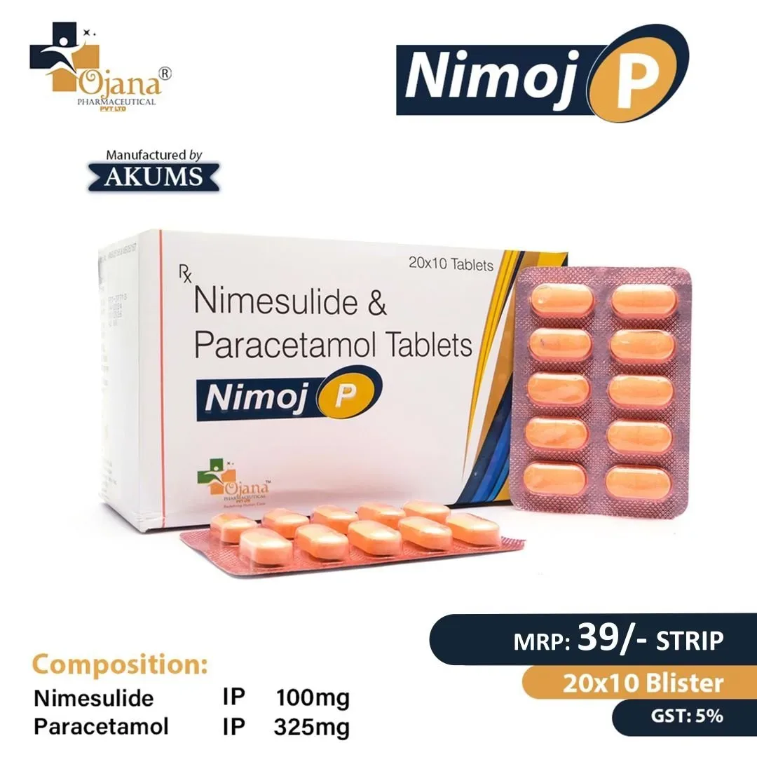 Nimoj-P - Nimesulide 100mg + Paracetamol 325mg