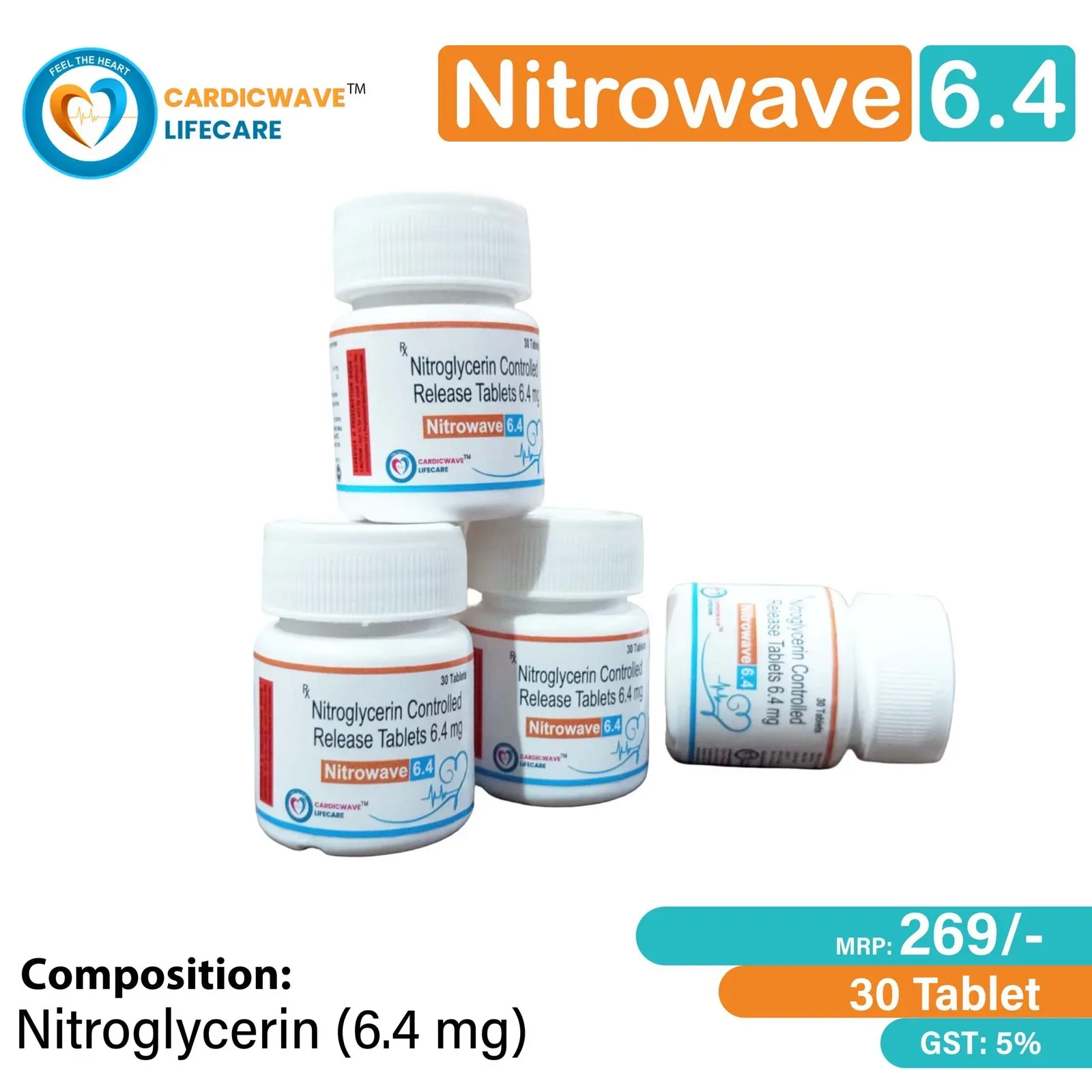 Nitrowave 6.4 - Nitroglycerin (6.4 mg)