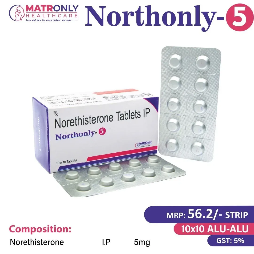 Northonly 5 MG - Norethisterone I.P.5mg