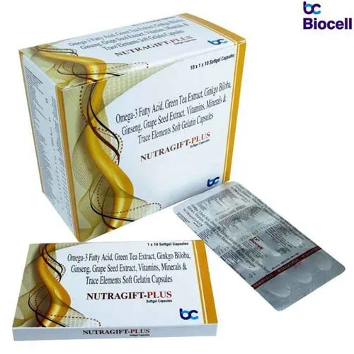 NUTRAGIFT PLUS CAP(SOFTGEL) - Biocell Pharmaceuticals
