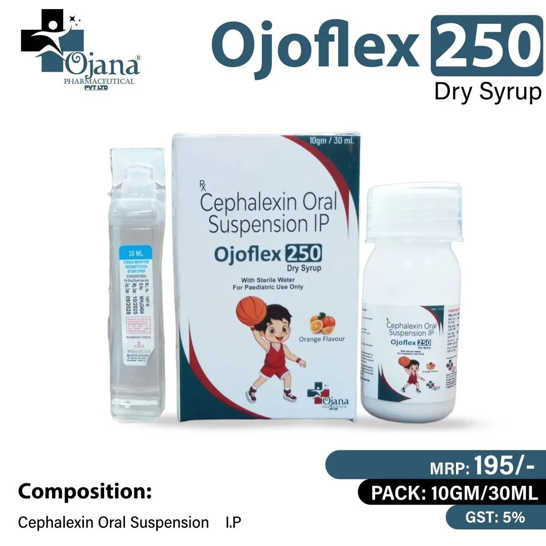 ojoflex 250 - Cephalexin (250mg/5ml)