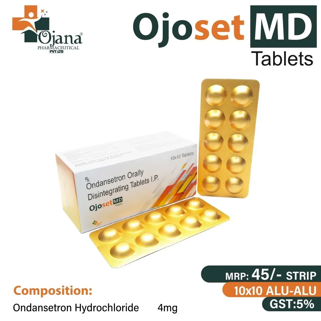 Ojoset MD - Ondansteron 4 mg Mouth Dissolving Tablets