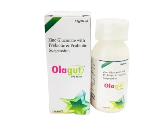 OLAGUT Dry Syrup - Zinc Gluconate with Prebiotic & Probiotic