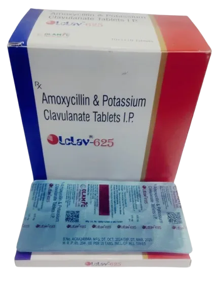 OLCLAV -625 - Amoxycillin 500mg+ Potassium Clavulanate 125mg