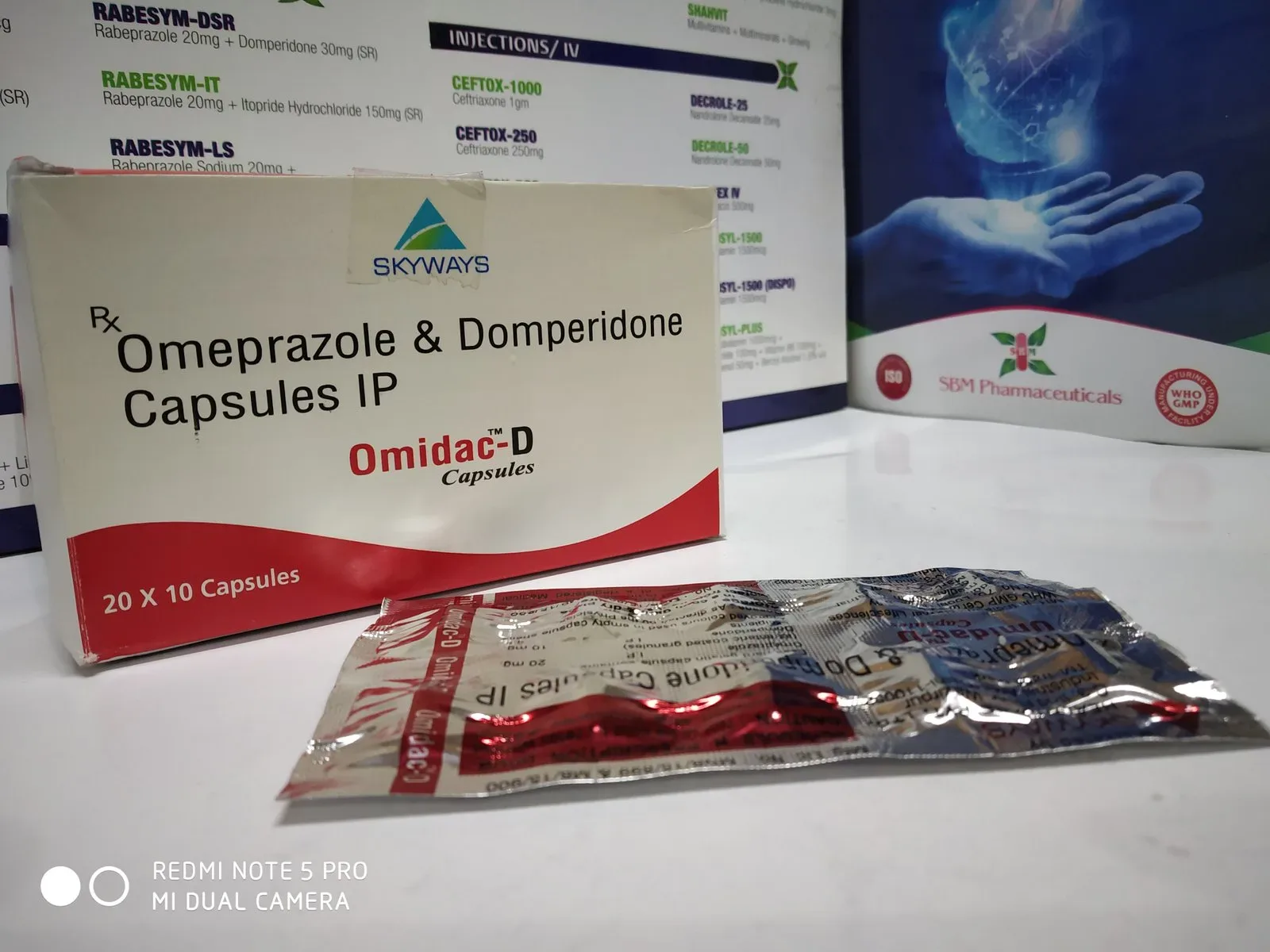 Omidac-D - Omeprazole 20mg, Domperidone 10mg