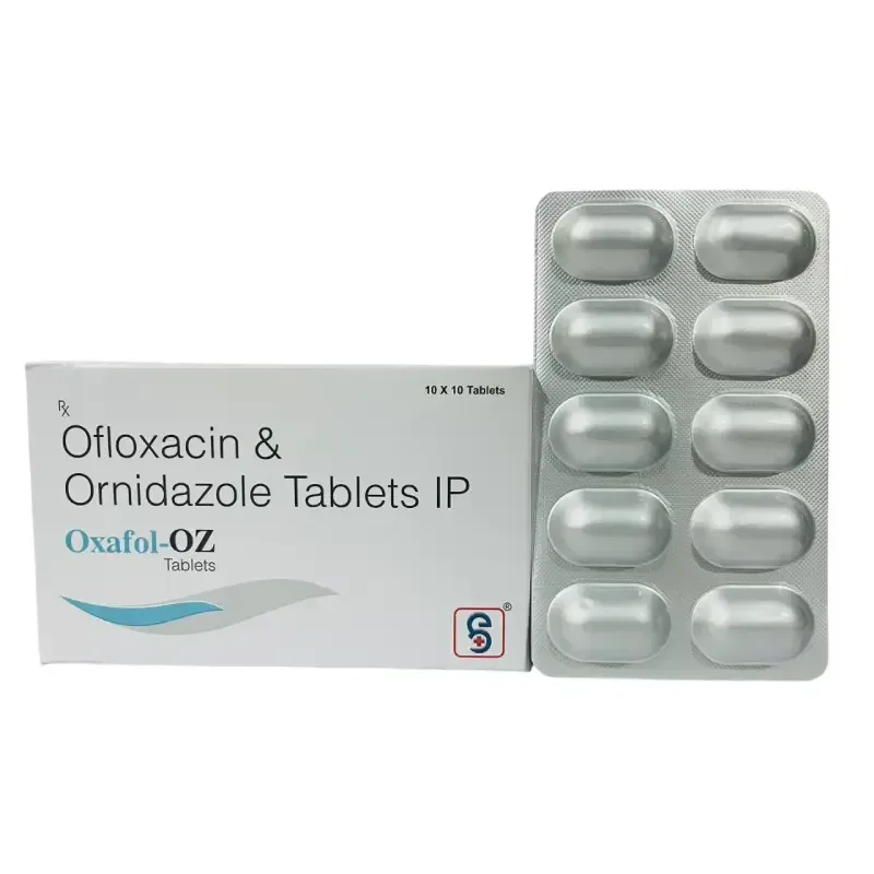 OXAFOL-OZ (ALU) - Ofloxacin 200Mg + Ornidazole 500Mg