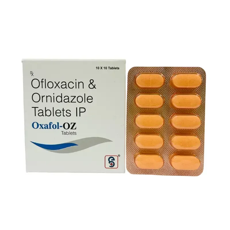 OXAFOL-OZ (BLISTER) - Ofloxacin 200Mg + Ornidazole 500Mg
