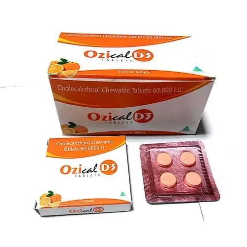 Ozical-D3 - Cholecalciferol Chewable tablets =60000 I.U