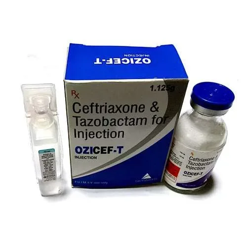 Ozicef-T-1.125 - Ceftriaxone 1g, Tazobactum 125 Mg