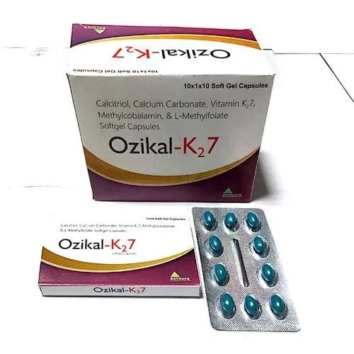 Ozikal-K27 - Calcitriol,Calcium.Zinc,Vitamin K27 Methylcobalamin,L-Methyl Folate,Magnesium