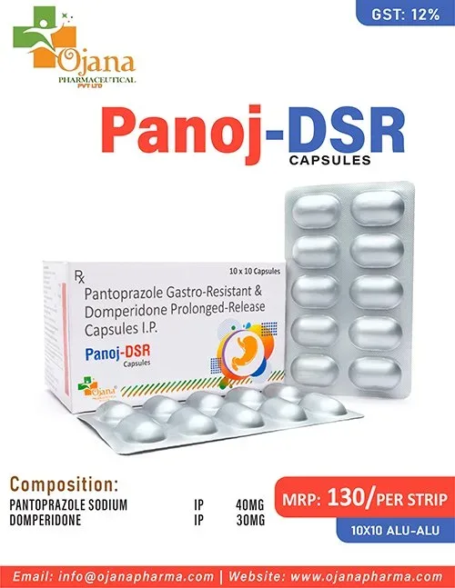 Panoj-DSR - Pantoprazole Sodium I.P 40 mg + Domperidone I.P 30 mg