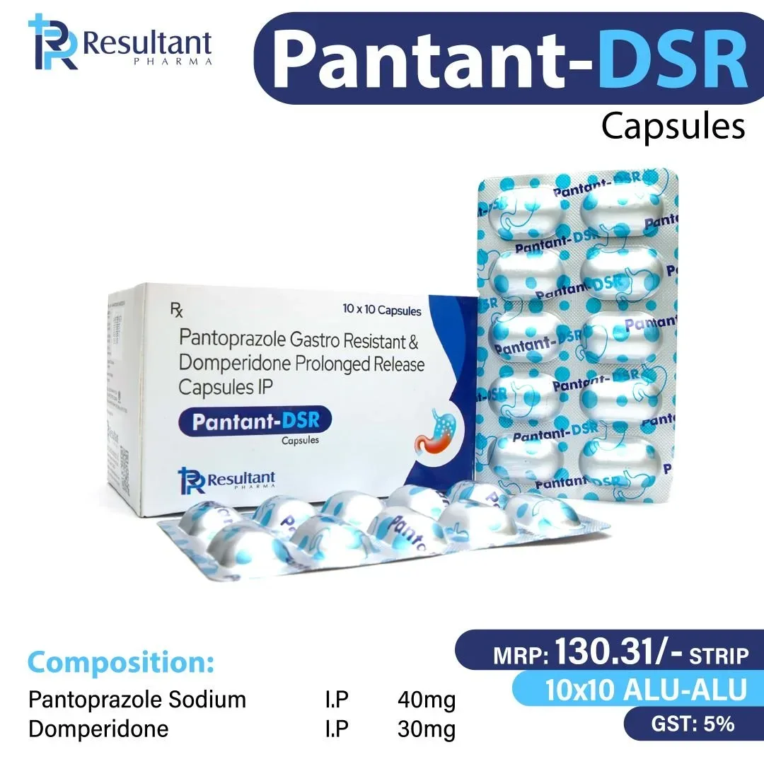 PANTANT DSR (ALU ALU) - Pantoprazole Sodium I.P 40 mg + Domperidone I.P 30 mg
