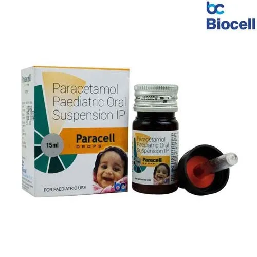 PARACELL DROPS (PARACETAMOL PAEDIATRIC ORALSUSPENSION IP) - Biocell Pharmaceuticals