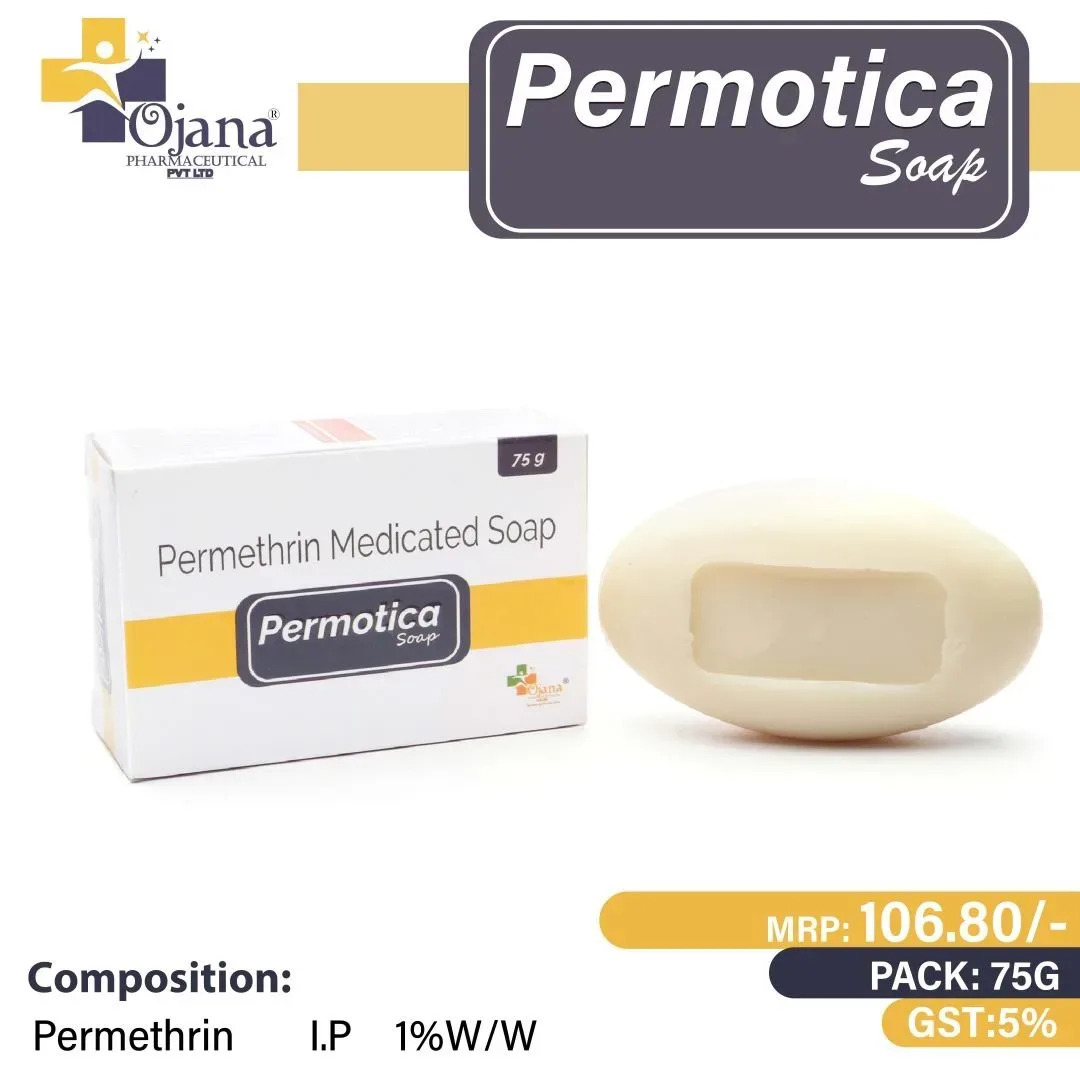 Permotica Soap - Permethrin 1%w/w Soap